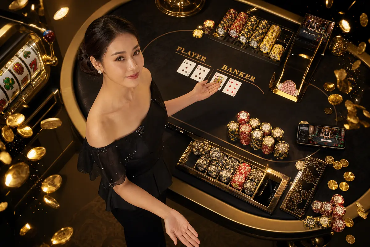 bet117 লাইভ ডিলার ব্যাকারেট টেবিল